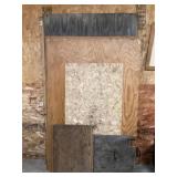 Stack of plywood assistance of our staff,