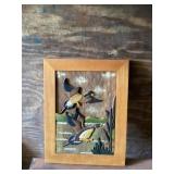 Handcrafted dock, wooden picture