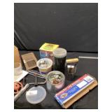 Swingset anchors and tulip bulb planter