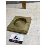 Brass ashtray