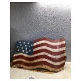 Metal Flag 44 1/2 x 24 wide