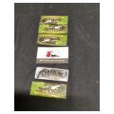 Four pocket knives in original package