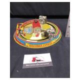 Tin lithograph honeymoon express nonworking