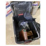 Heavy duty tote with lid