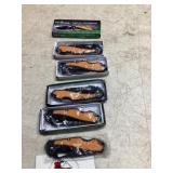 Five pocket knives