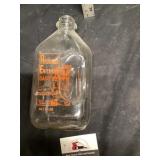 Borden half gallon milk bottle
