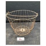 Wire egg basket