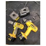 DeWalt 12 V battery drills works as they should