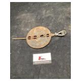 Cast-iron damper 8 inch