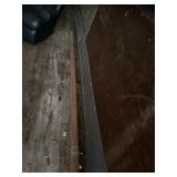 Baseboard trim approximately 123 inches x 4