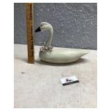 Wooden swan