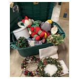 Tote of Christmas items