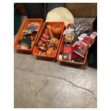 Three coats of holiday decor