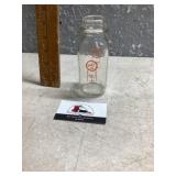 Flynn dairy half pint milk bottle