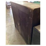 Two door cupboard 54, long 13 deep 49 tall