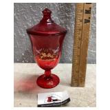 Viking glass 40th anniversary, Ruby, red glass