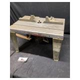 Router table works as it should