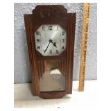 Oak wall clock