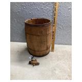 Wooden nail keg