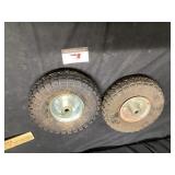 4.10/850/4 tires and  rims