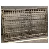 Folding dog crate
