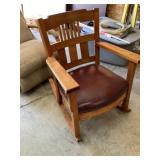Oak rocking chair