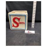 Santa box ceramic
