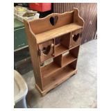 Bookshelf 26 1/2 wide 7 1/4 deep 39 1/2 tall