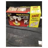 New motion activated security floodlights