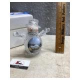 Glass snowman