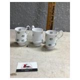 Shamrock Royal Windsor fine bone China cups