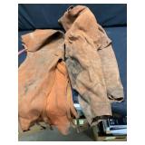 Welders, chaps, and coat