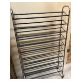 Shoe rack 35 inchx 9 1/2 60 inches tall
