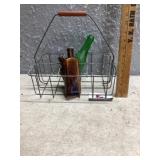 Milk bottle carrying crate