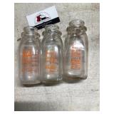 Half pint AE milk bottles