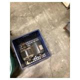 Milk crate, and untested electrical motors