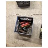 Milk, crate and jacks