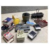 Playing cards and staple gun