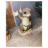 Approximately 39 inches tall, heavy rosin mouse