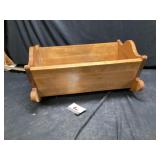 Wood cradle