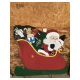 What is hand-painted slay Santa Claus