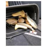 tote of taxidermy parts