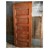 Five panel pine door 30 x 71 1/2