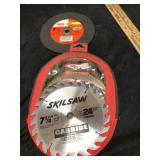 7 1/4 sawblade and case