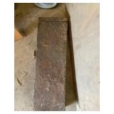 Cast iron piece 5 x 15 1/2