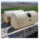2 - 200 Gallon Plastic Tanks
