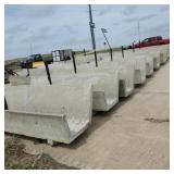 8- 10 Foot Concrete J Bunks