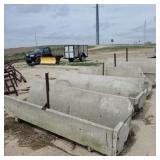 5 Concrete J Bunks, Damaged