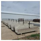 8- 10 Foot Concrete J Bunks