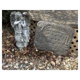 Memory stone and angel